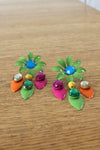 Flower Power Gem Earrings