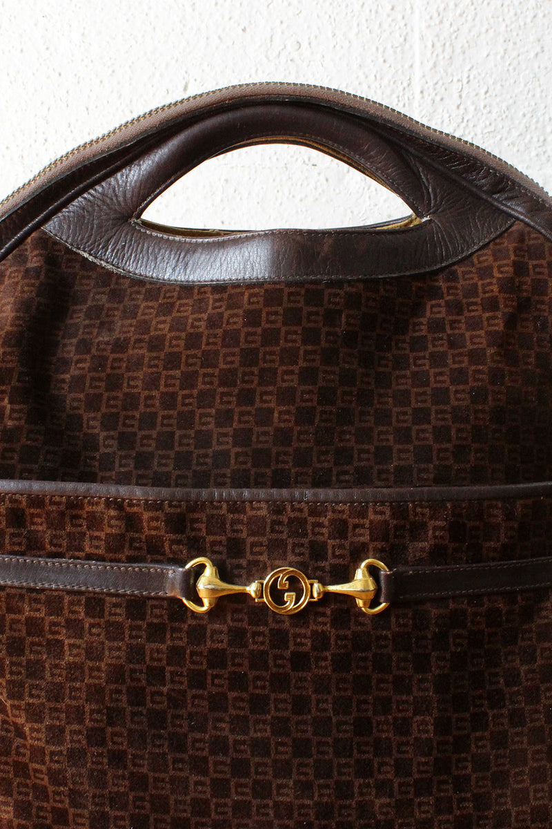 Vintage Gucci Cutout Tote • HUGE!