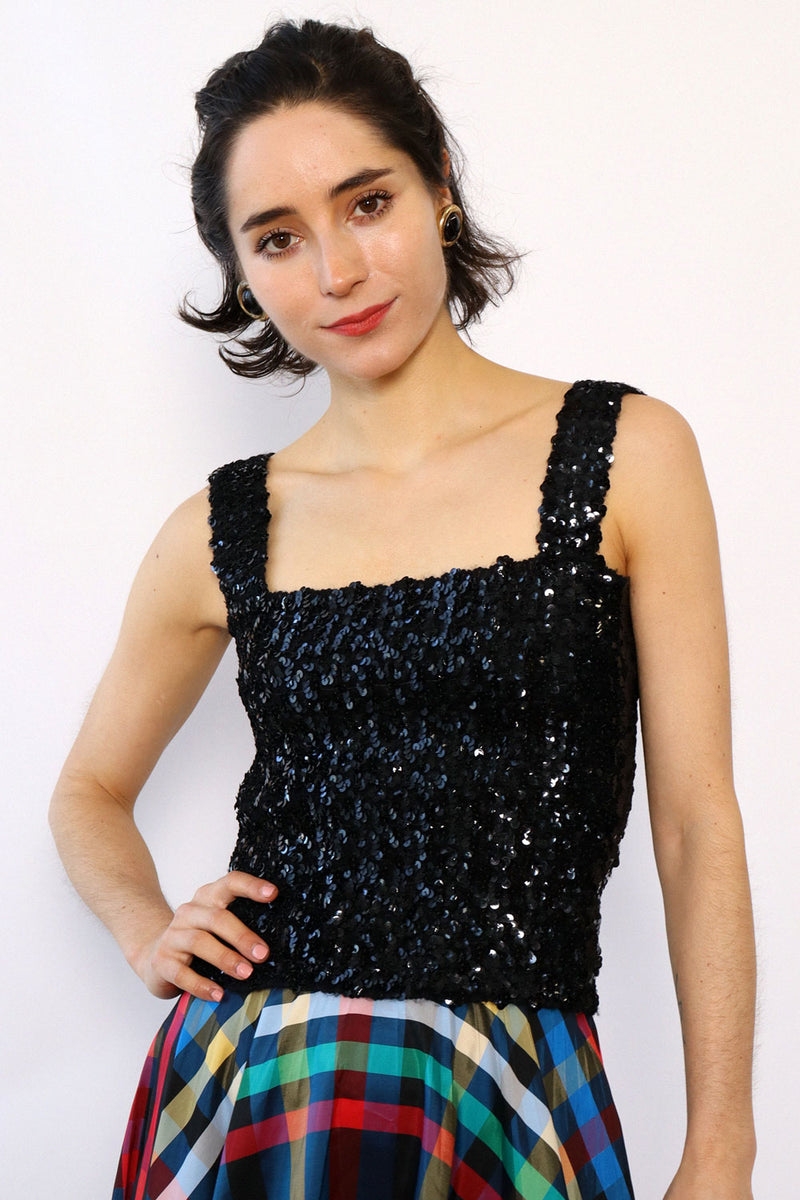 Disco Diva Sequin Tank XS-M