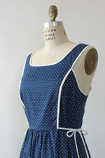 Swiss Dot Tie Dress M