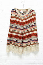 Cabin Collage Poncho