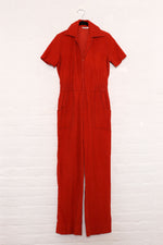 Brick Corduroy Jumpsuit S/M