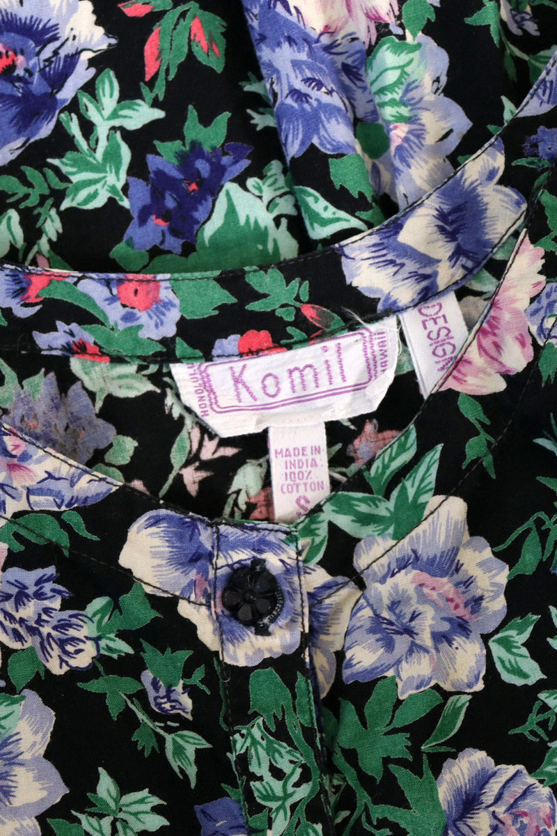 Komil Midnight Floral Jumpsuit S