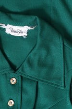 70s Highline Collar Dress S