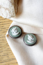 Wedgewood Cameo Clip-ons