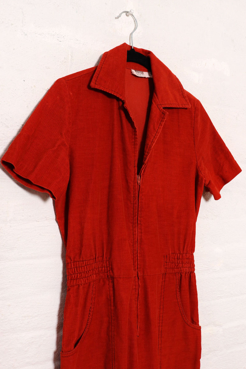 Brick Corduroy Jumpsuit S/M