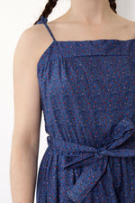 Ditsy Floral Flared Pocket Dress M