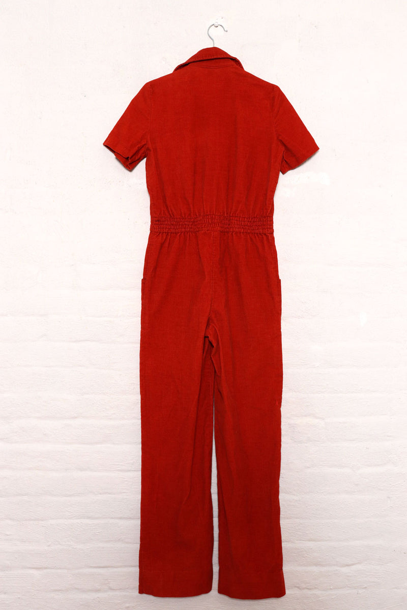 Brick Corduroy Jumpsuit S/M