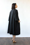 Voluminous Black Swing Jacket XS-M
