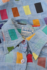 Rainbow Memo Chambray Shirt XS