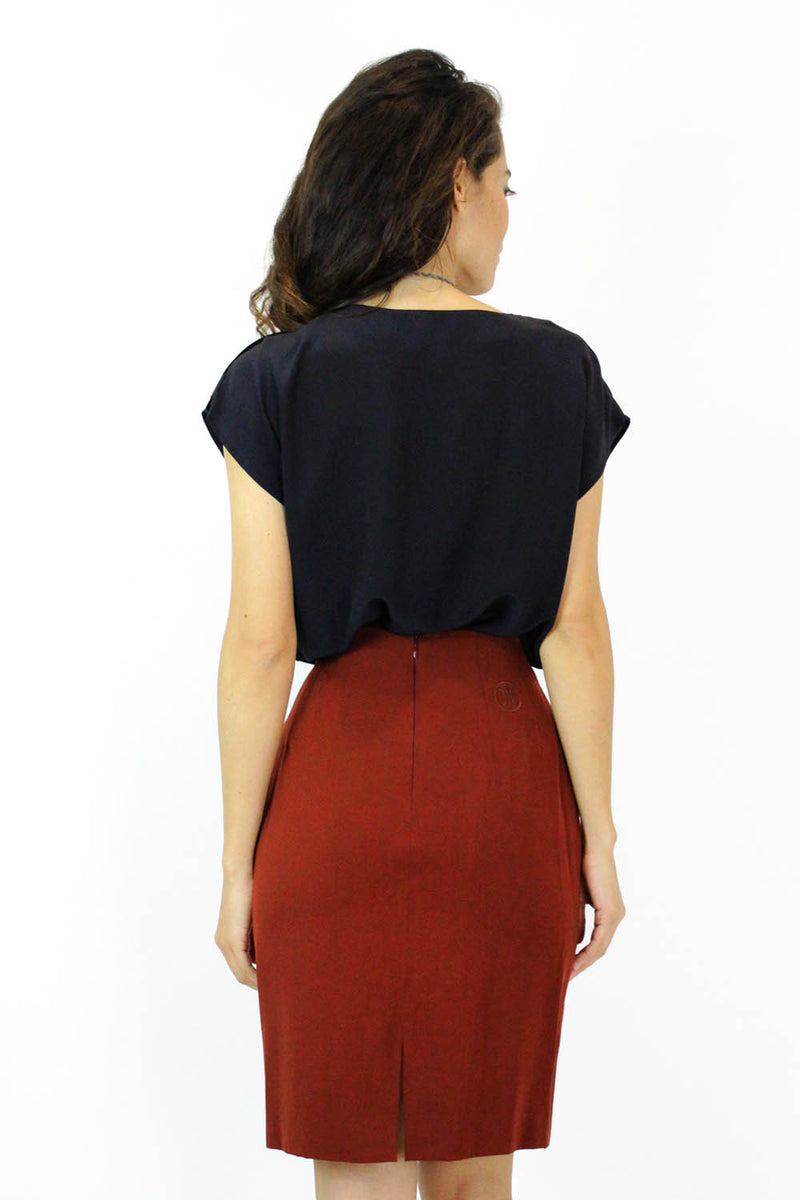 Iceberg Cabarnet Pencil Skirt S/M