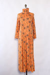 Birds & Baskets Caftan Dress M/L