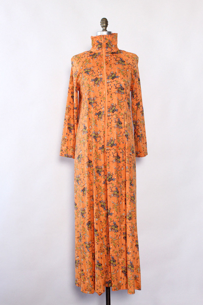 Birds & Baskets Caftan Dress M/L