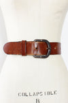 Wide Redwood Leather Belt