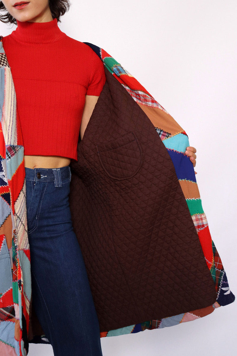 Crazy Quilt Cocoon Coat XS-M