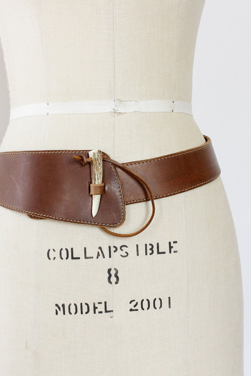 Vintage Banana Republic Horn Belt