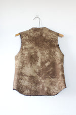 Fitted Faux Shearling Vest S