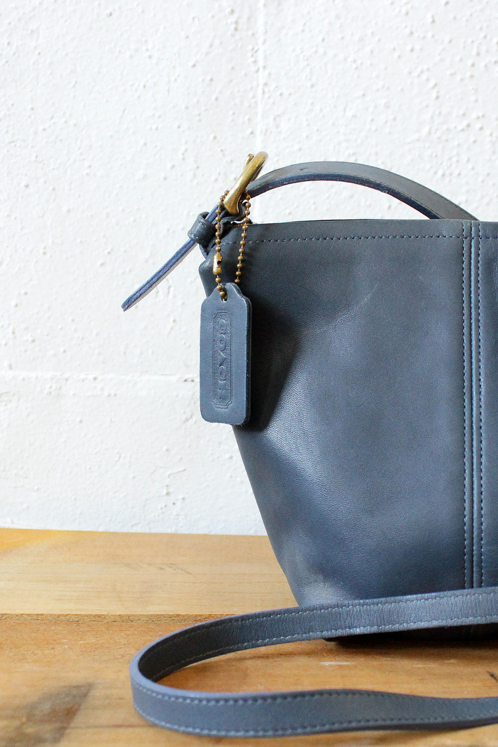 Stormy Blue Coach Crossbody Bag