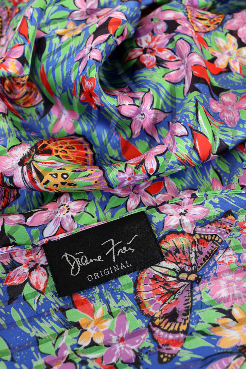 Diane Freis Butterfly Tassel Scarf