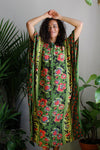 Green Flora Goddess Caftan