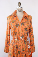 Birds & Baskets Caftan Dress M/L