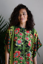 Green Flora Goddess Caftan