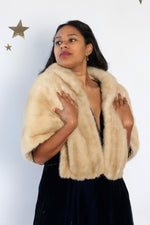 Jordan Marsh Mink Capelet XS-M