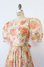 Laura Ashley Scalloped Bow Dress M