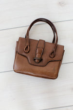 60s Walnut Brown Handbag