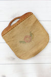 Wood Frame Feed Sack Purse