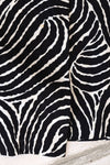 YSL Silk Zebra Tie Skirt M