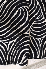 YSL Silk Zebra Tie Skirt M