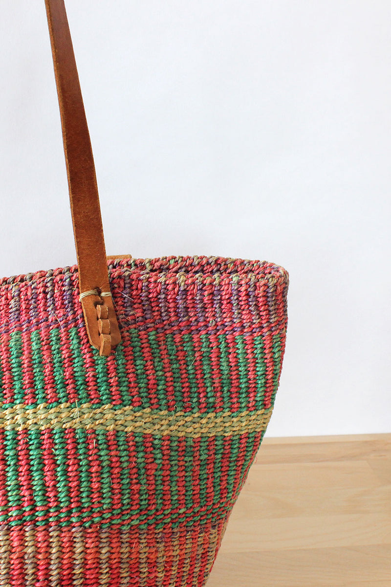 Jeweltone Sisal Market Bag