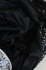 Illusion Sequin Gown M