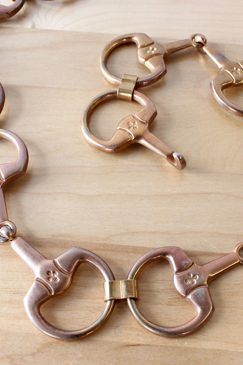 Horsebit Chain Belt