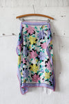 Bill Blass Silk Floral Scarf