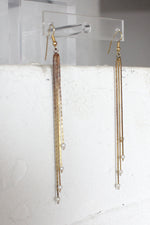 Golden Fringe Earrings