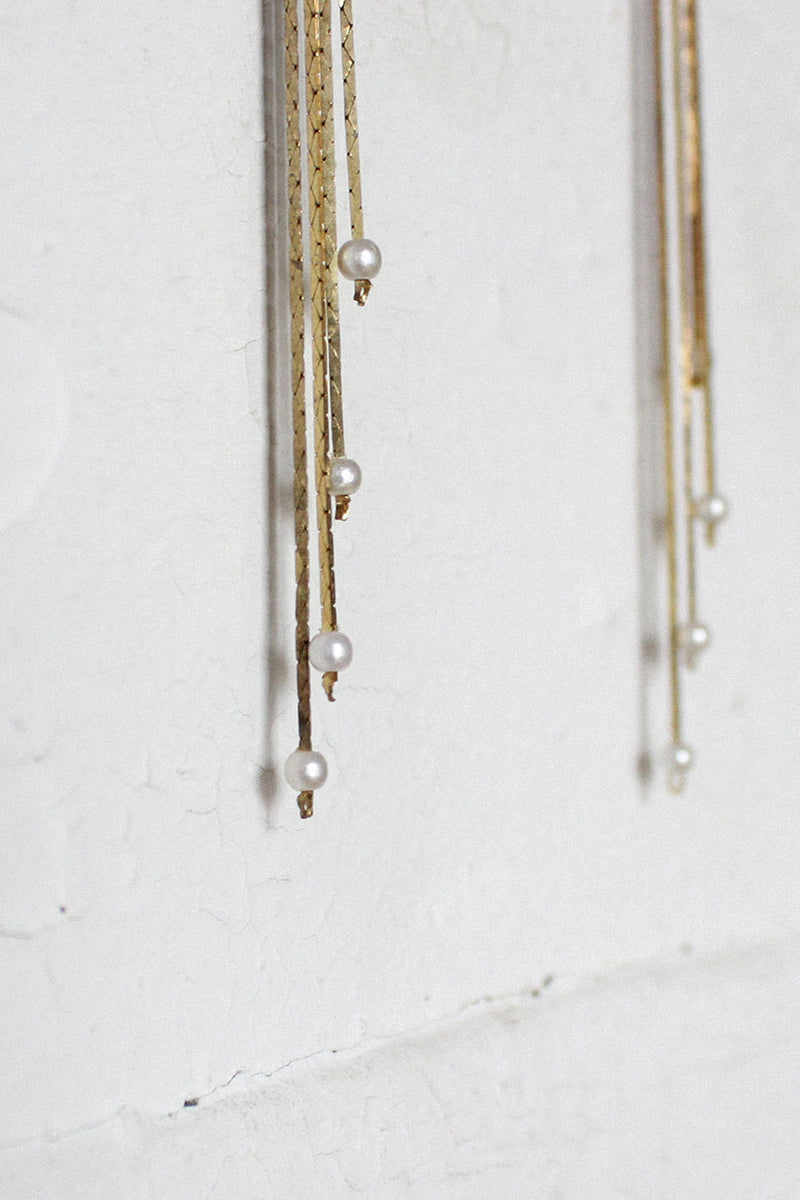 Golden Fringe Earrings