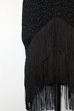 Kelly Smocked Fringe Pleat Dress S-L