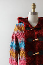 Rainbow Chenille Hooded Jacket XS/S
