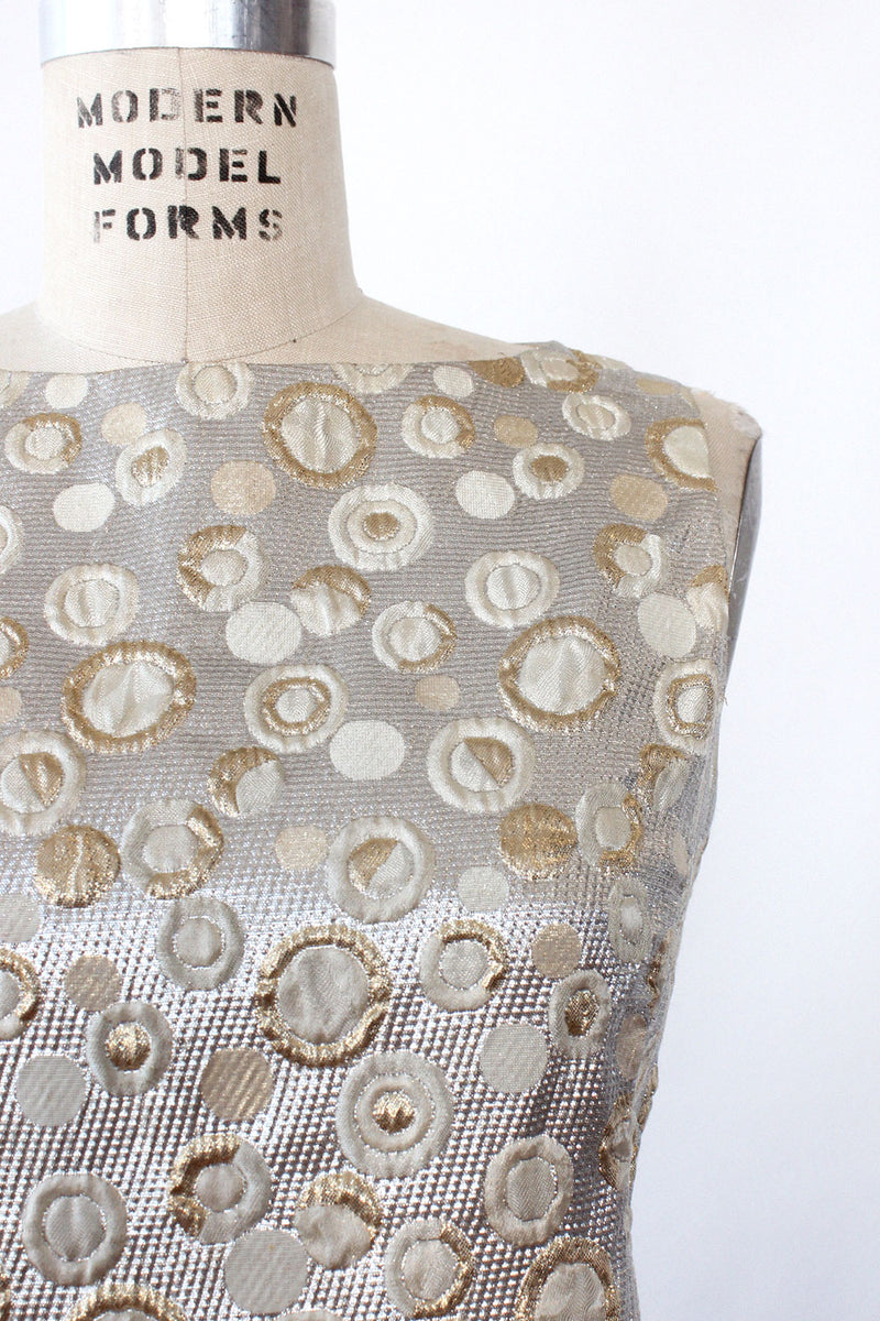 Metallic Brocade Bubble Dress S/M