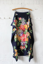 Rich Floral Silk Scarf