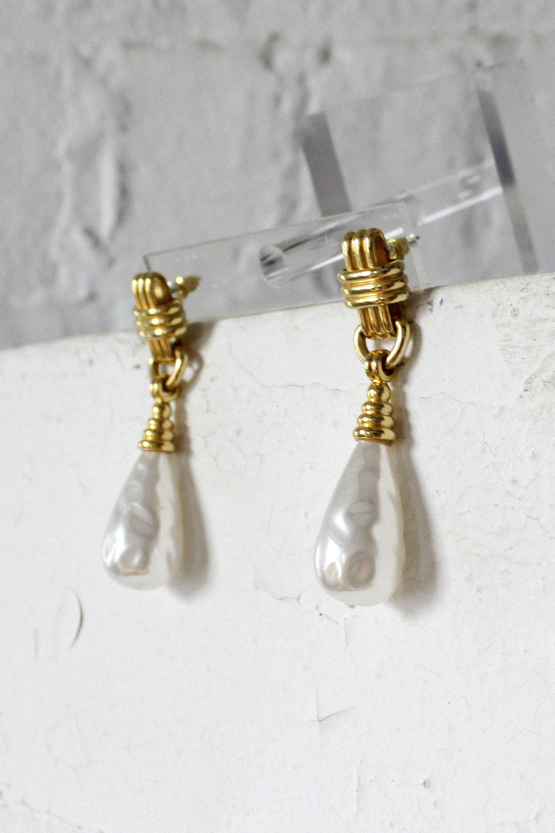 Pearly Drop Earrings