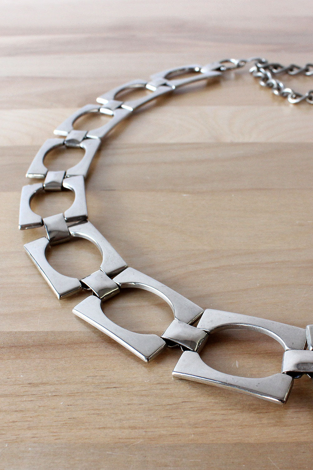 Mod Silver Chain Belt