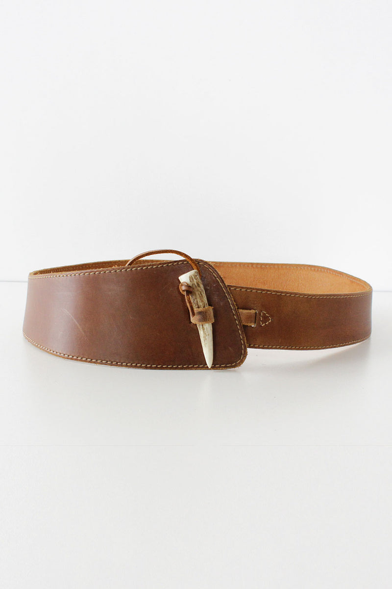 Vintage Banana Republic Horn Belt