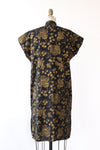 Bronzed Floral Cotton Shirtdress S/M