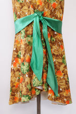 Tropical Filipiniana Terno Sleeve Dress S/M