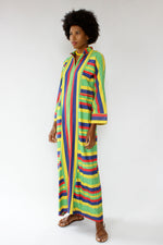 Odette Barsa Lion Stripe Caftan