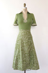 Maskit Grass Green Printed Set XS/S
