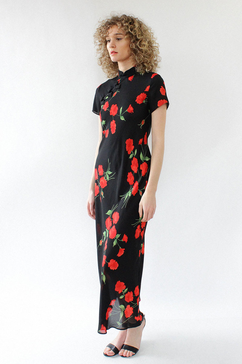Chinoiserie Rose Dress M